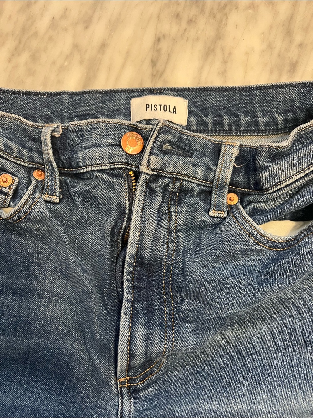 Pistola Lana Wide Leg Jeans in Cider